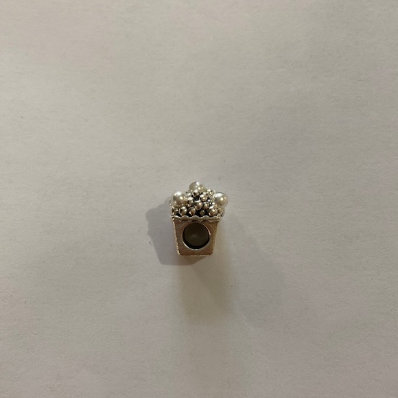 Authentic Pandora Popcorn Pale Pink Enamel Movies Charm - Picture 9 of 17
